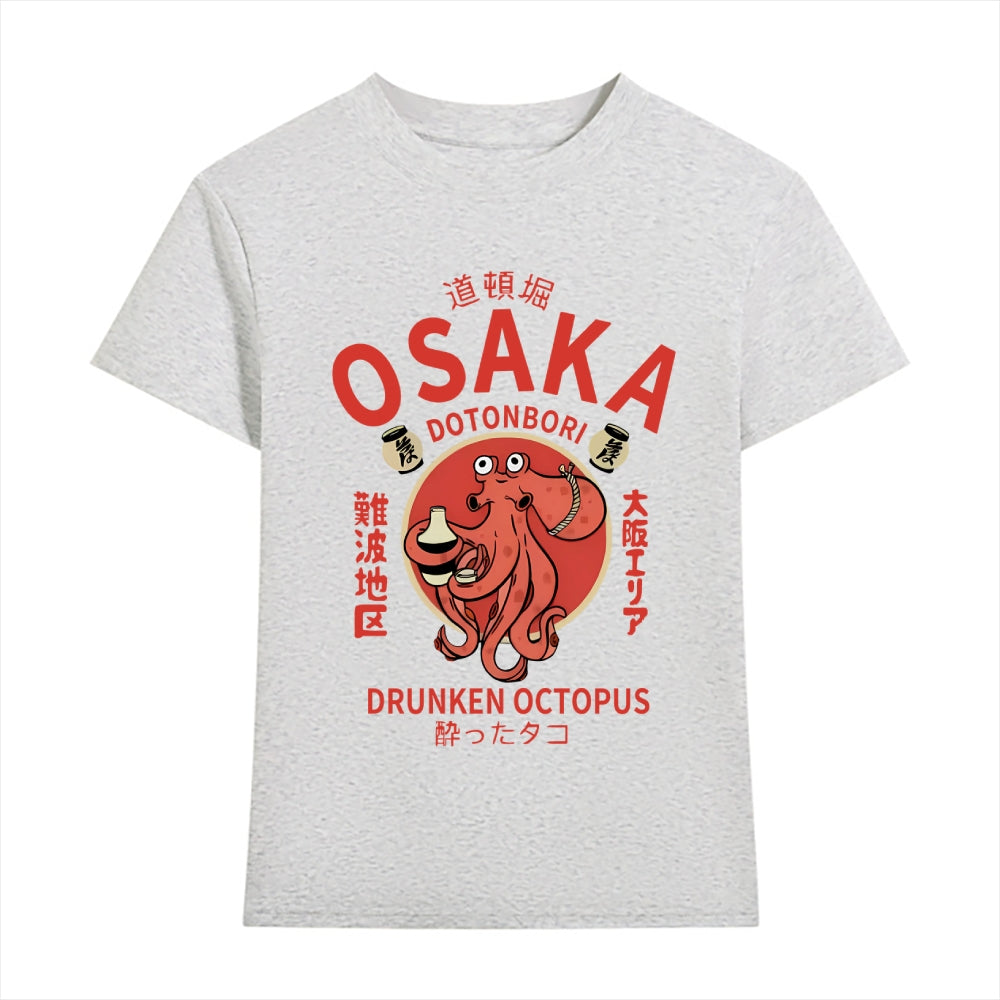 Osaka Drunken Octopus Japanese Style Women's Classic Tee
