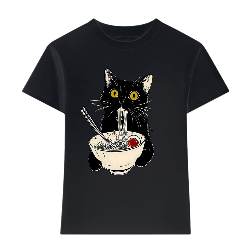 Ramen Cat Japanese Style Women's Classic Tee