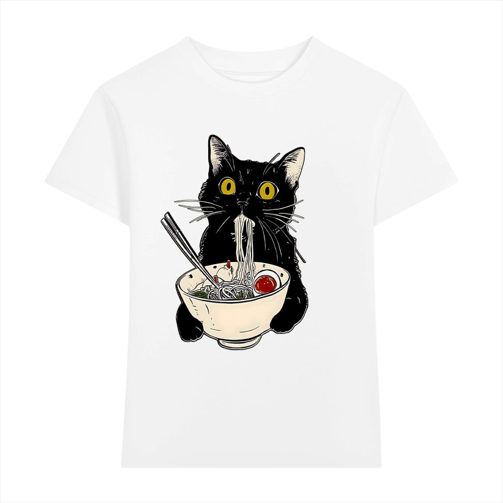 Ramen Cat Japanese Style Women's Classic Tee
