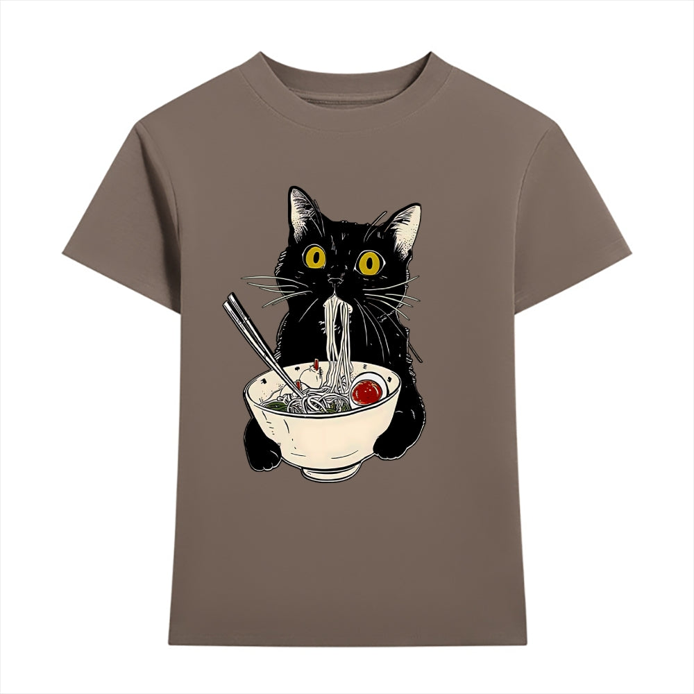 Ramen Cat Japanese Style Women's Classic Tee