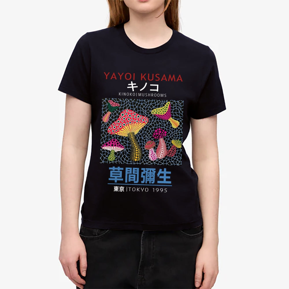 Yayoi Kusama Mushroom Japanese Style Women's Classic Tee
