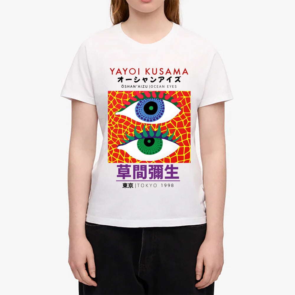 Yayoi Kusama Eyes Japanese Style Women's Classic Tee