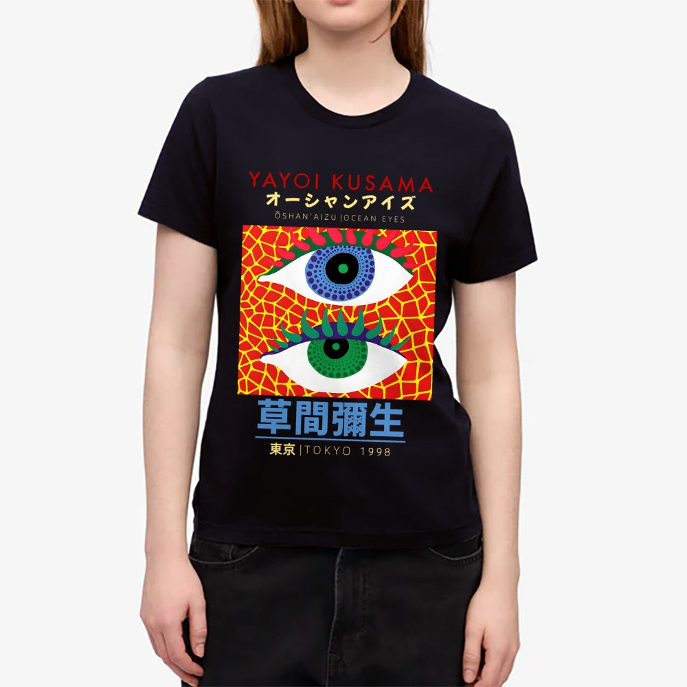 Yayoi Kusama Eyes Japanese Style Women's Classic Tee