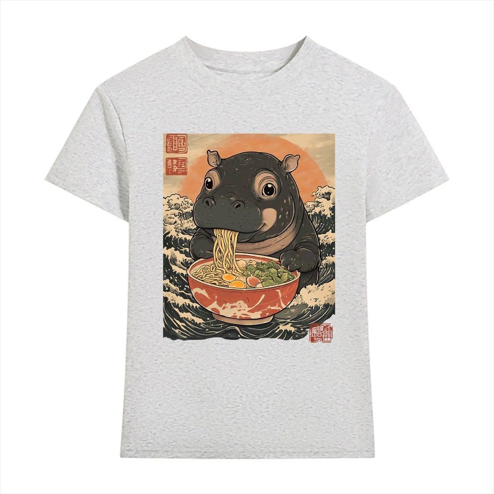 Hippo Ramen Japanese Style Women's Classic Tee