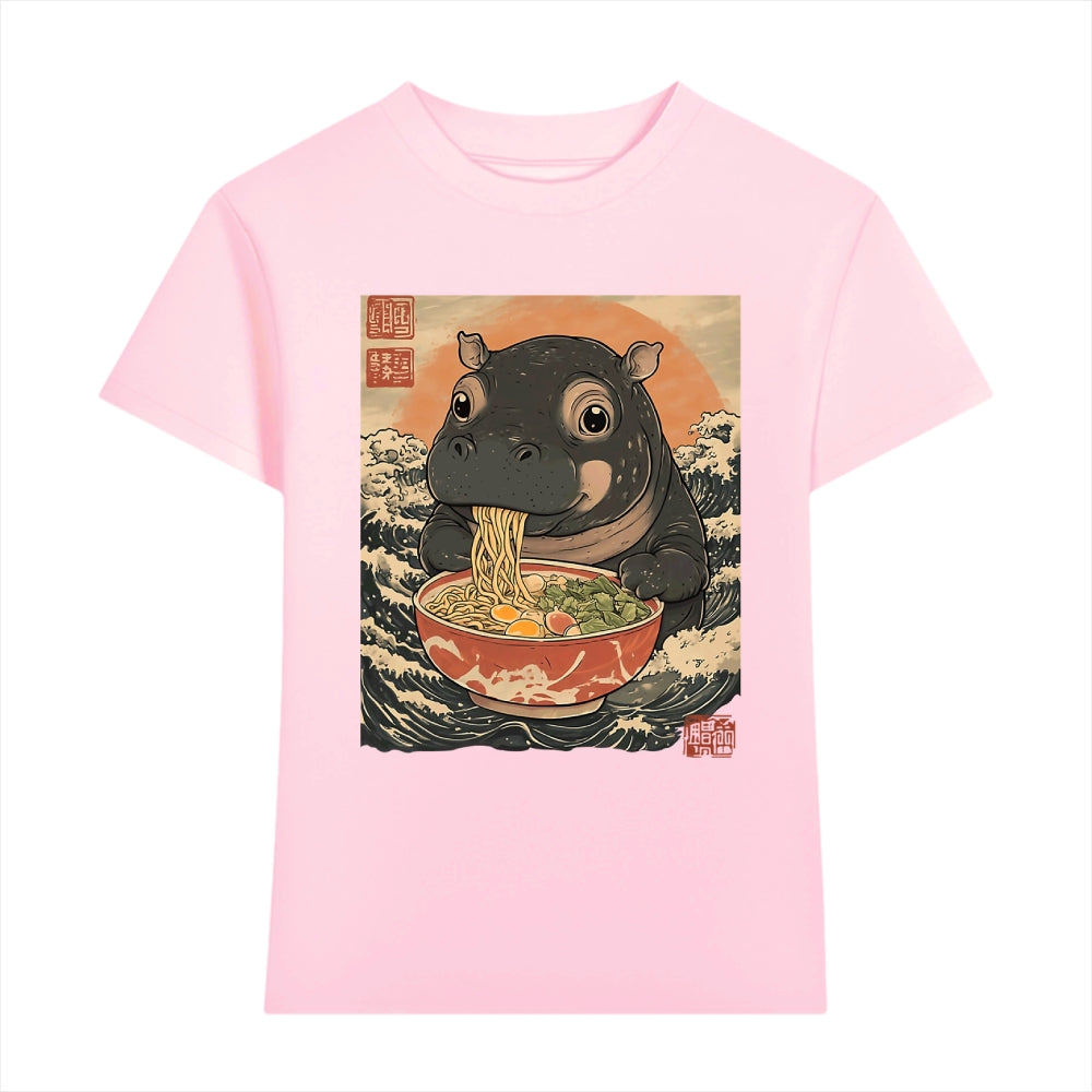 Hippo Ramen Japanese Style Women's Classic Tee