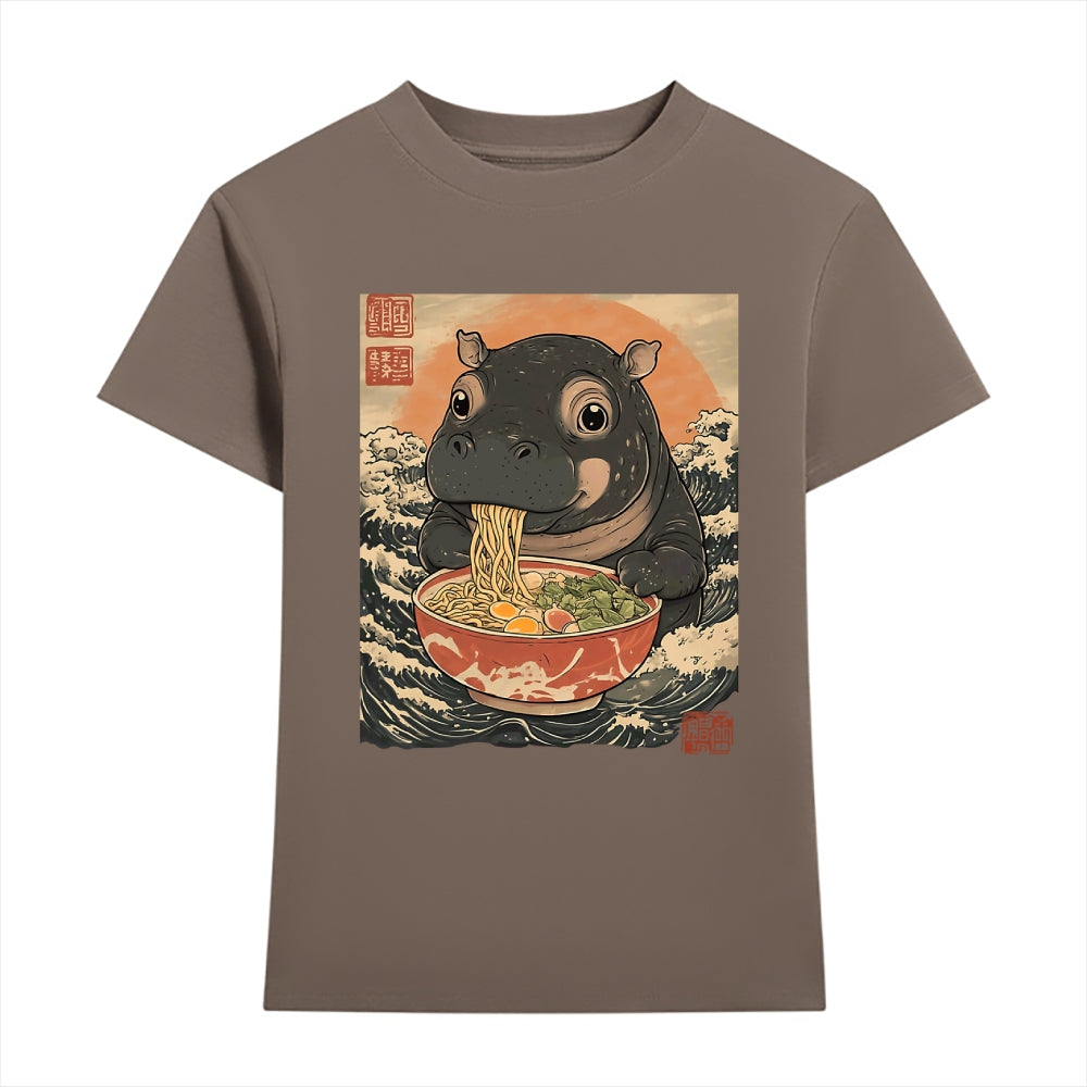 Hippo Ramen Japanese Style Women's Classic Tee