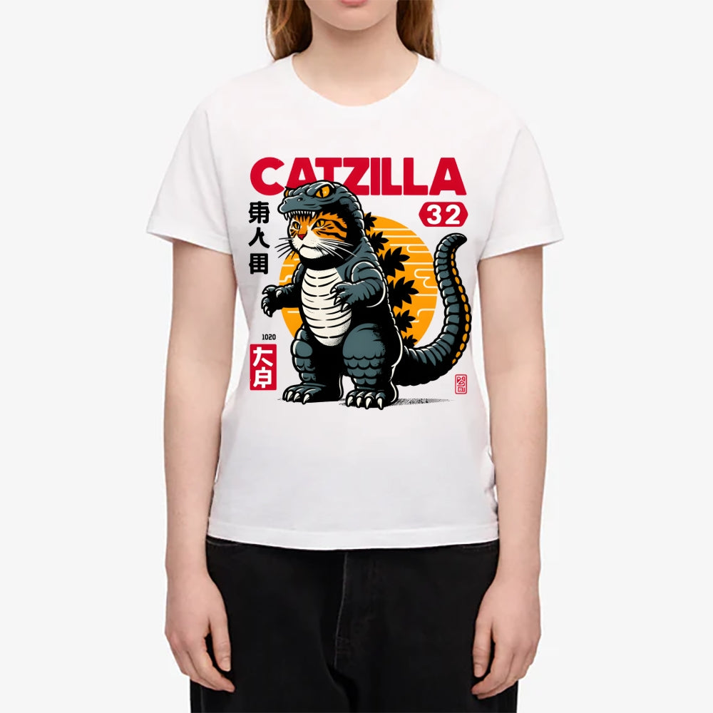 Kaiju Cat Japanese Style Women's Classic Tee