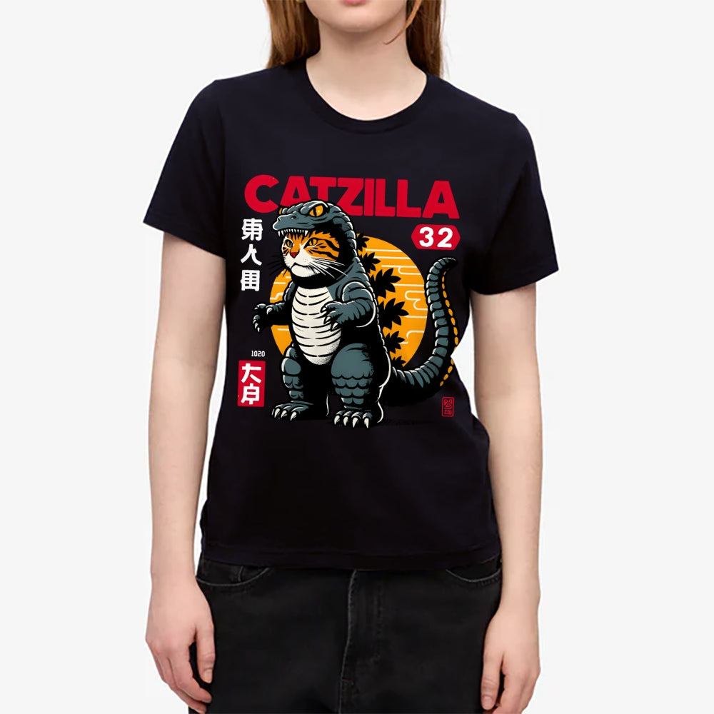Kaiju Cat Japanese Style Women's Classic Tee