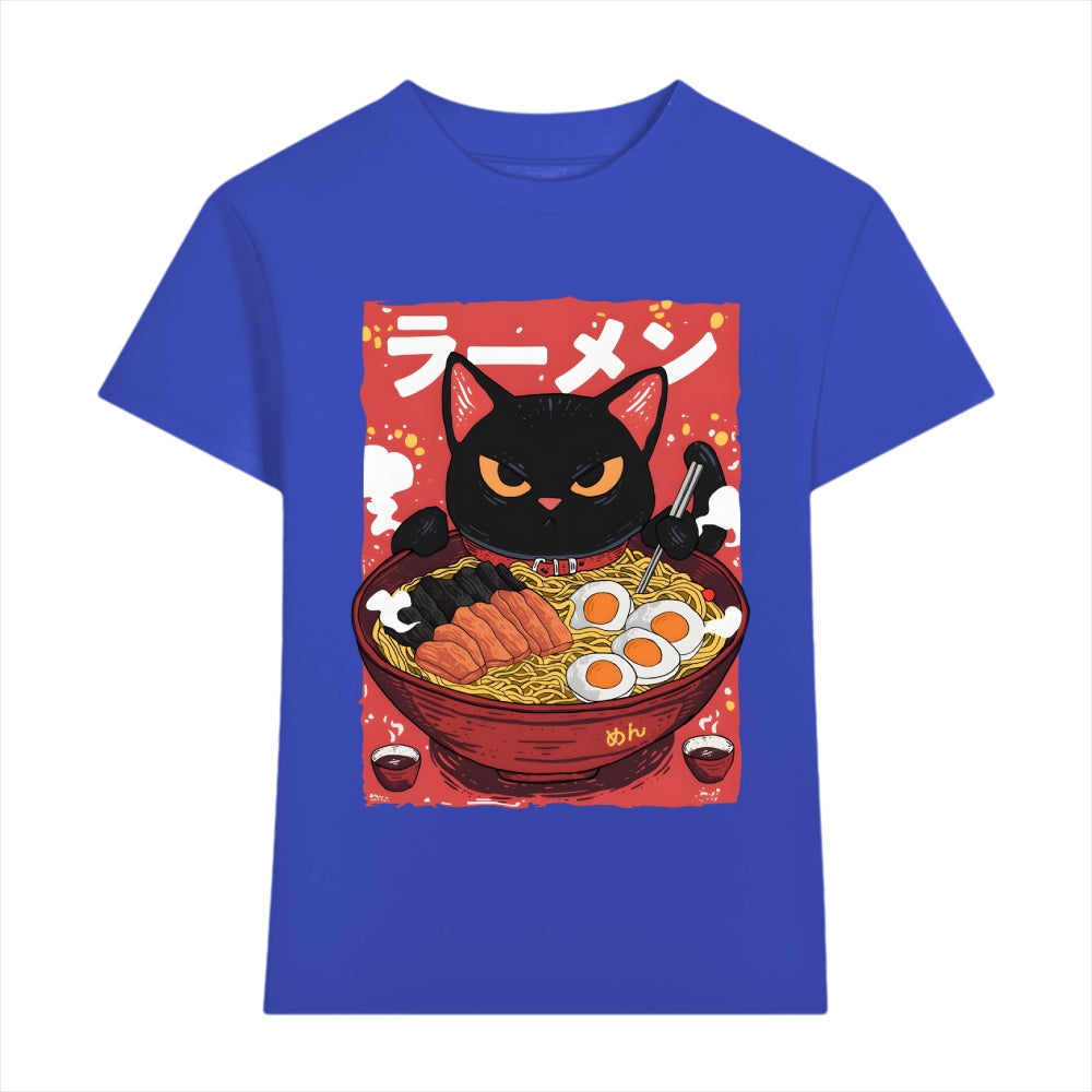 Ramen Black Cat Japanese Style Women's Classic Tee