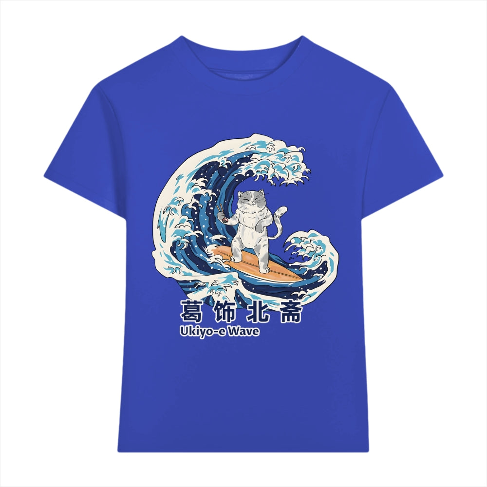 Great Wave Cat Japanese Style Women's Classic Tee