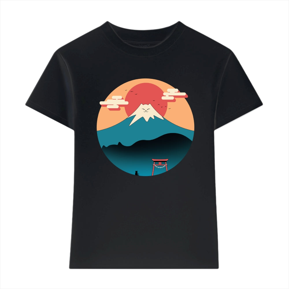 Fuji Cat Japanese Style Women's Classic Tee