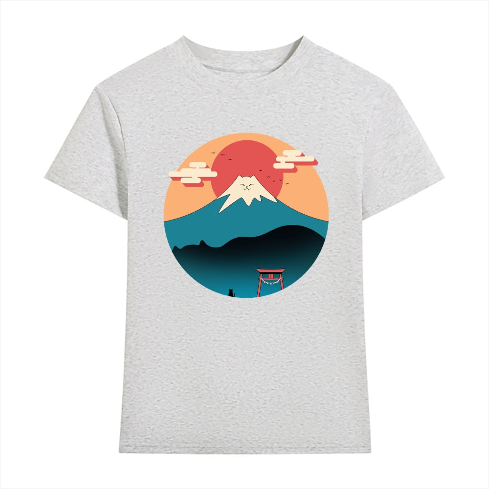 Fuji Cat Japanese Style Women's Classic Tee