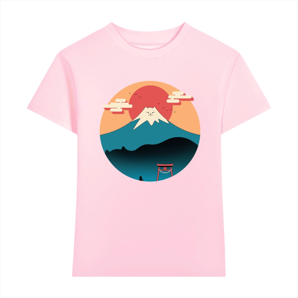 Fuji Cat Japanese Style Women's Classic Tee