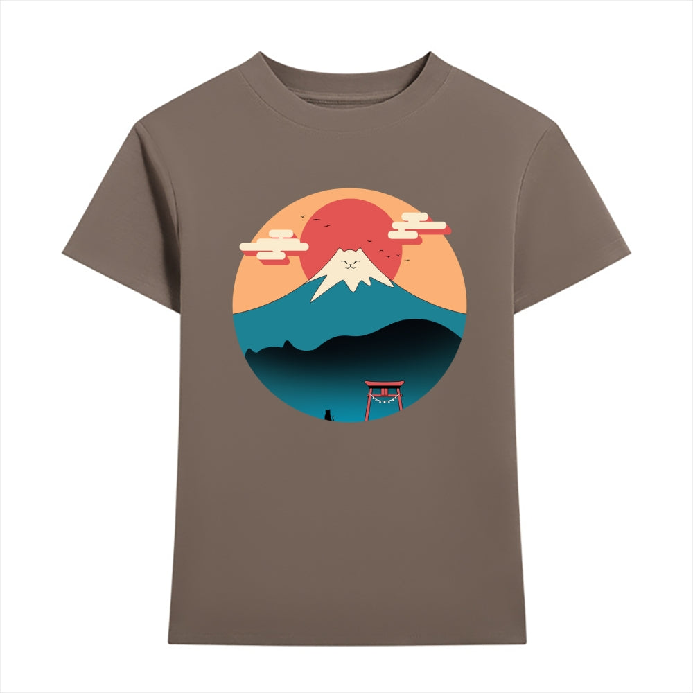 Fuji Cat Japanese Style Women's Classic Tee