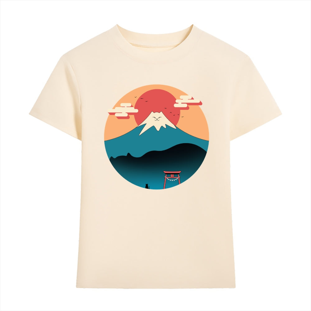 Fuji Cat Japanese Style Women's Classic Tee