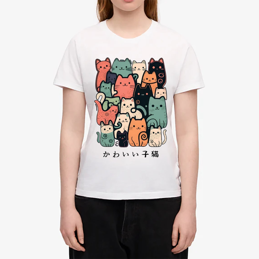 Cat Japanese Style Women's Classic Tee