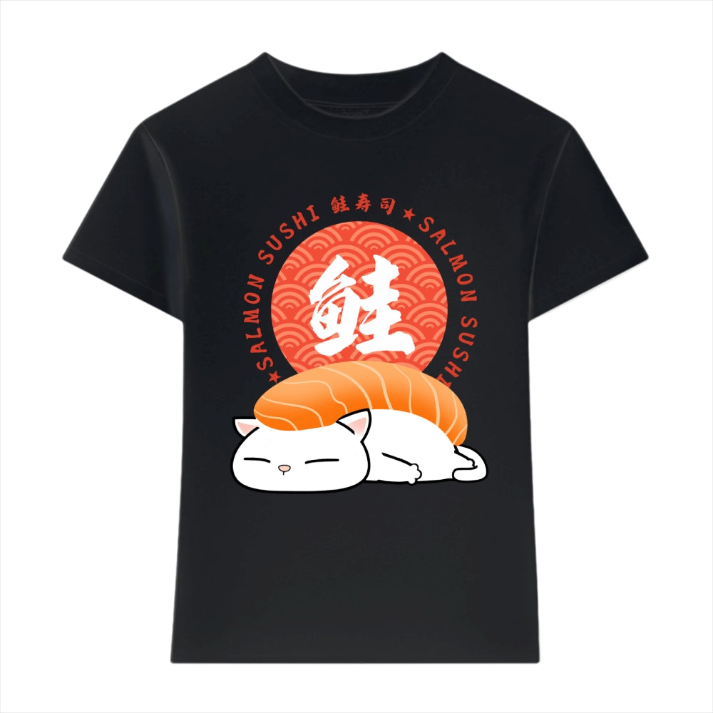 Salmon Cat Japanese Style Women's Classic Tee