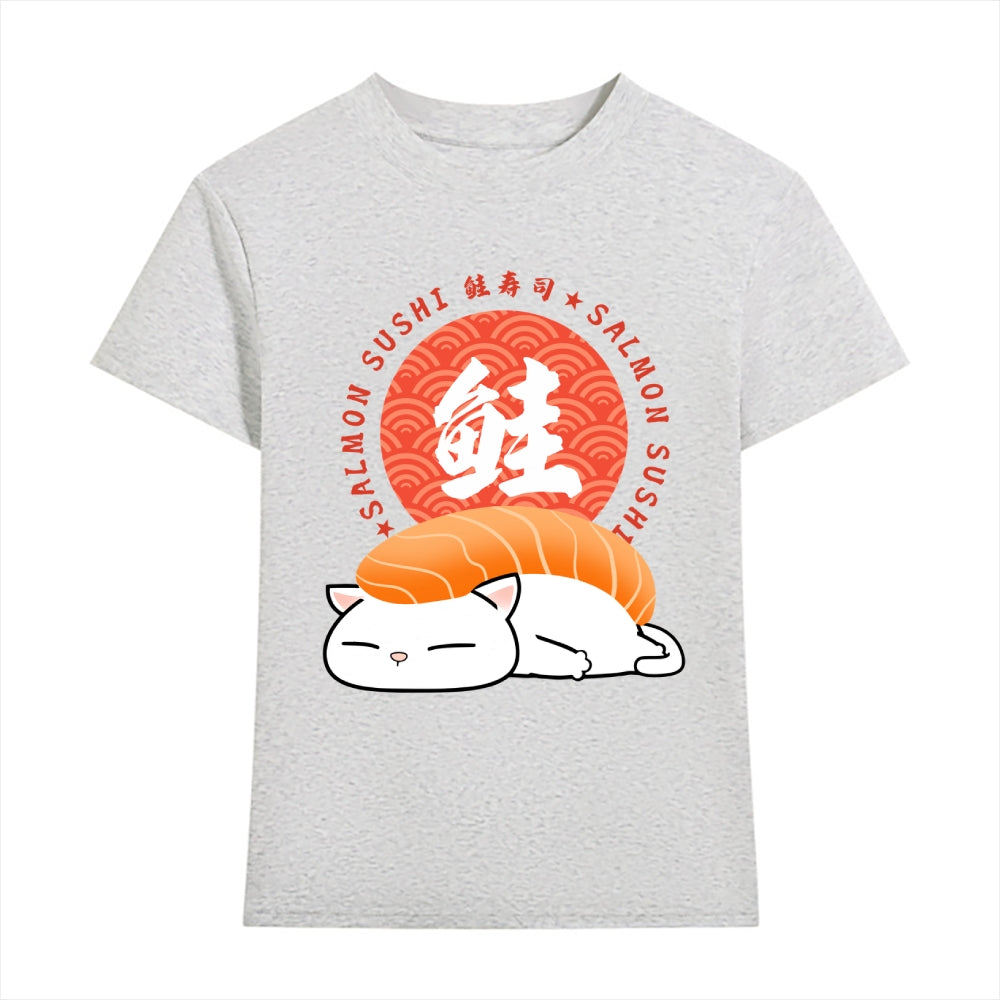 Salmon Cat Japanese Style Women's Classic Tee