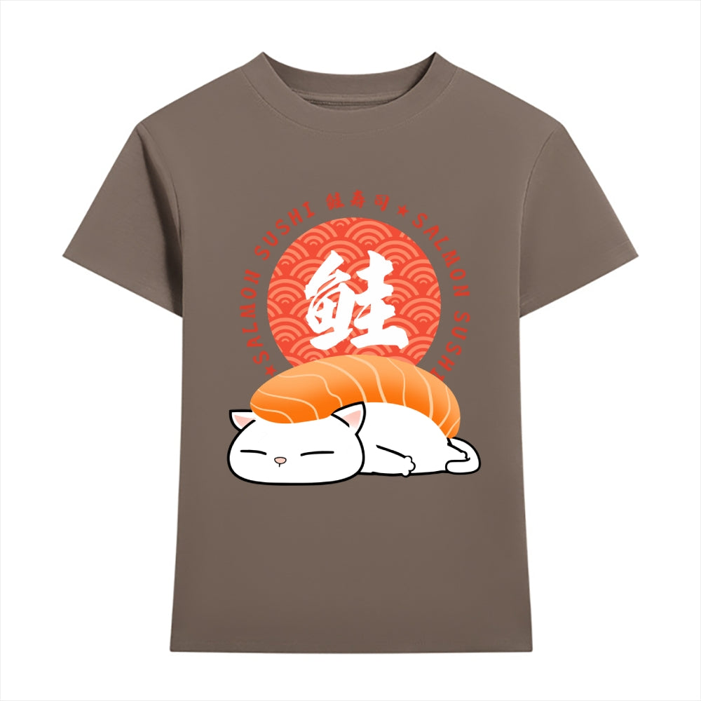 Salmon Cat Japanese Style Women's Classic Tee
