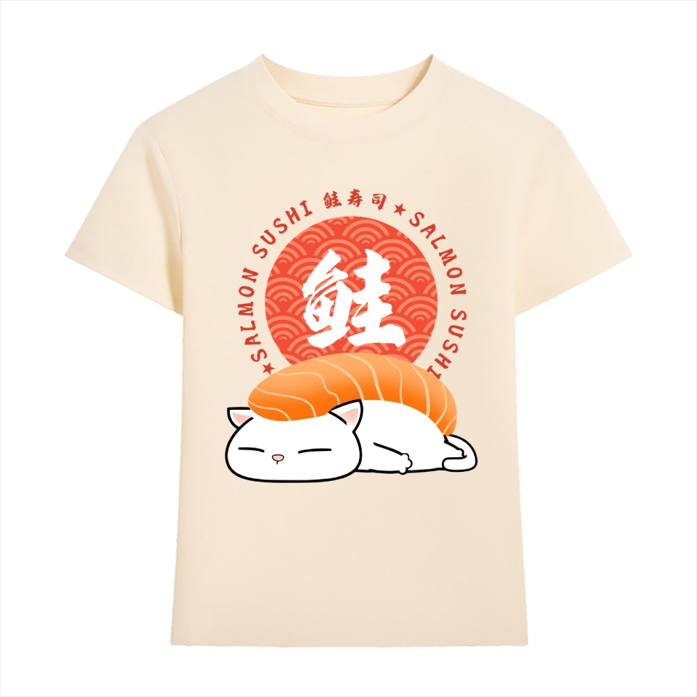 Salmon Cat Japanese Style Women's Classic Tee