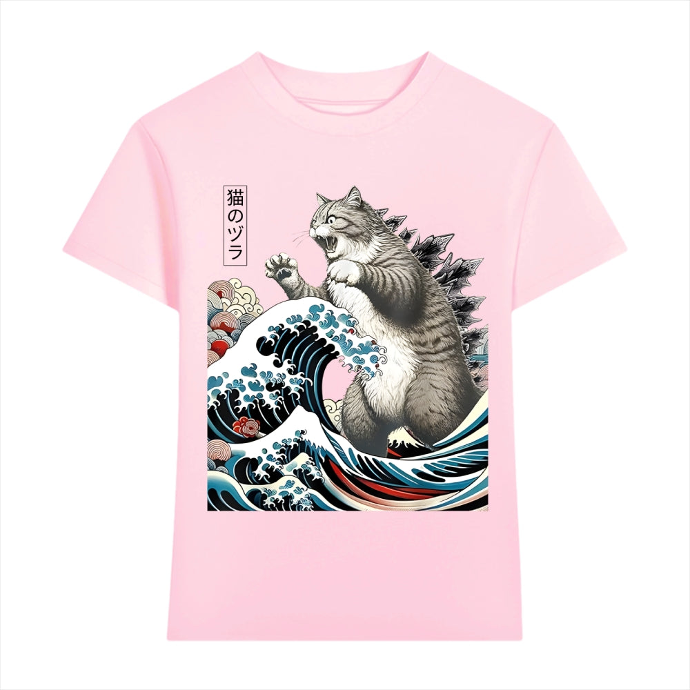 Cat Kaiju Japanese Style Women's Classic Tee
