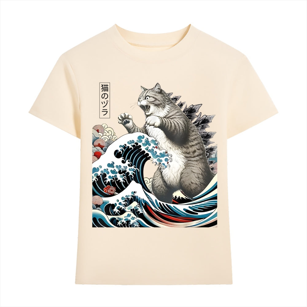 Cat Kaiju Japanese Style Women's Classic Tee