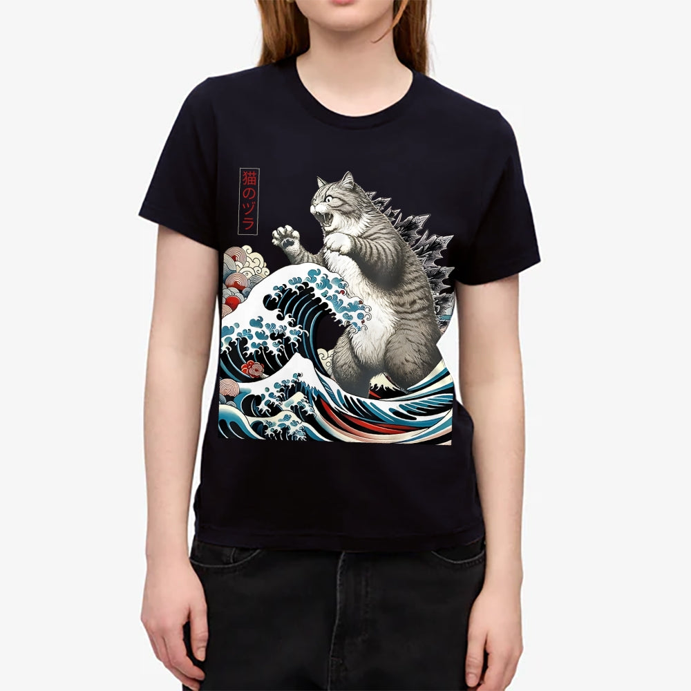 Cat Kaiju Japanese Style Women's Classic Tee