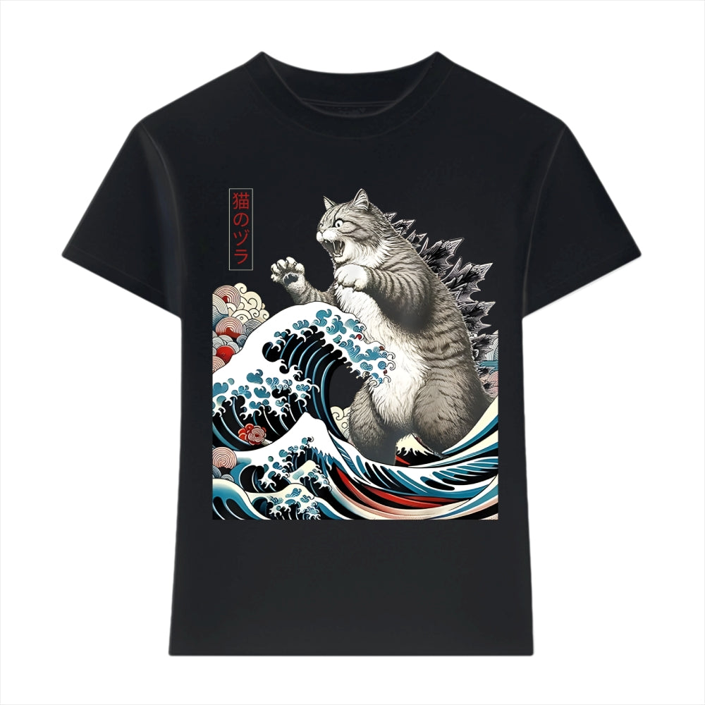 Cat Kaiju Japanese Style Women's Classic Tee