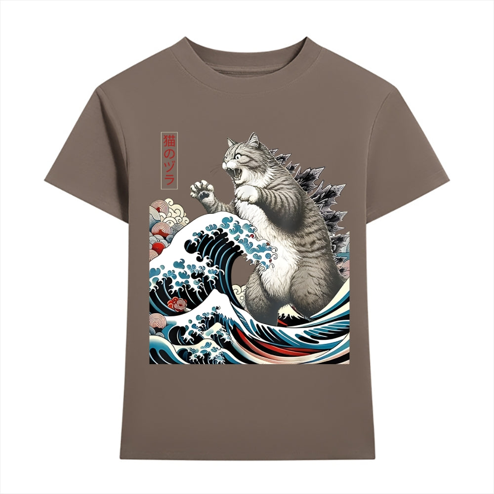 Cat Kaiju Japanese Style Women's Classic Tee
