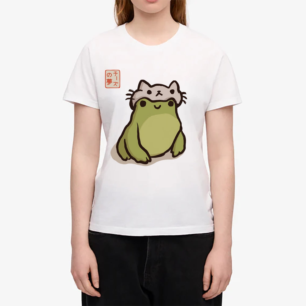 Frog Cat Japanese Style Women's Classic Tee