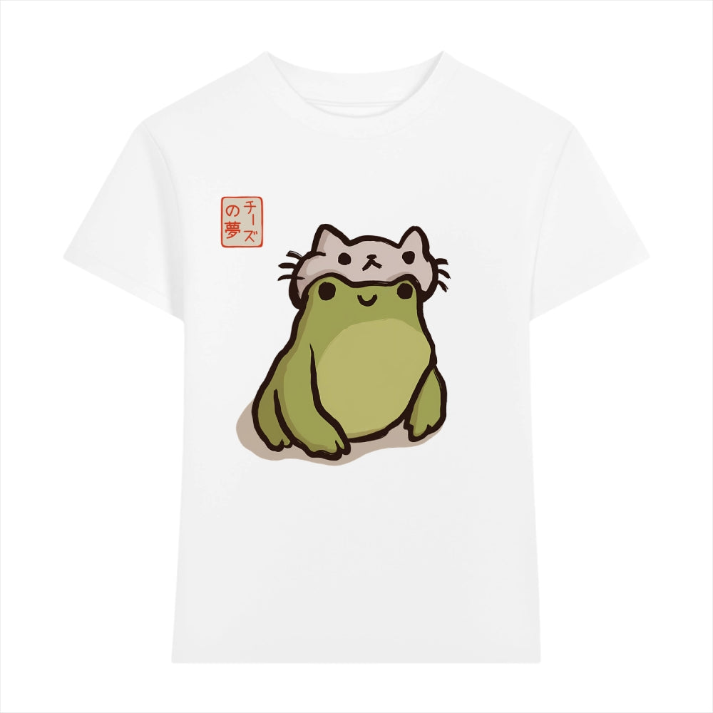 Frog Cat Japanese Style Women's Classic Tee