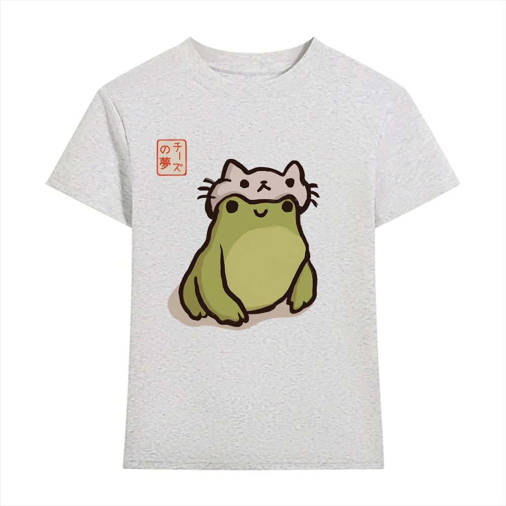 Frog Cat Japanese Style Women's Classic Tee
