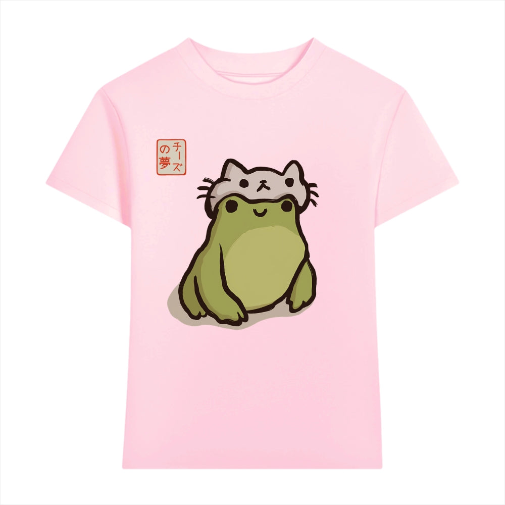 Frog Cat Japanese Style Women's Classic Tee