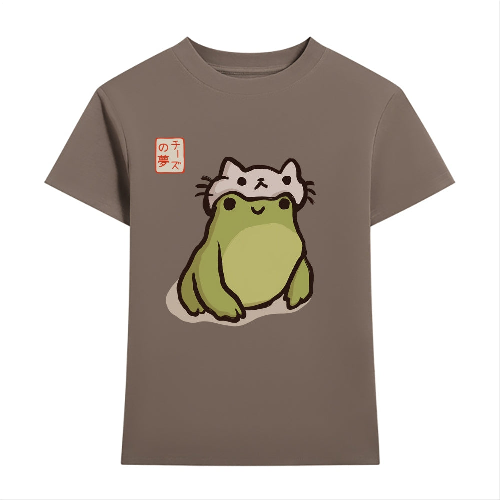 Frog Cat Japanese Style Women's Classic Tee