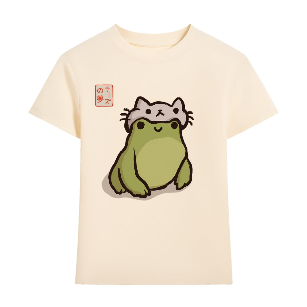 Frog Cat Japanese Style Women's Classic Tee