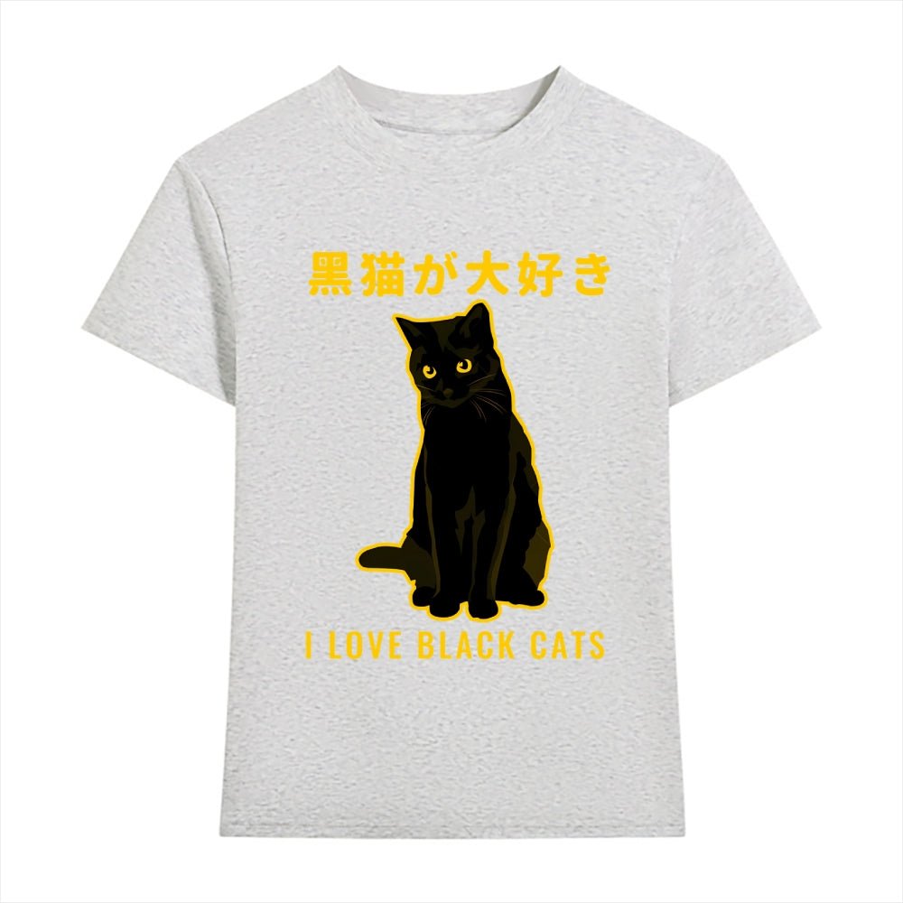 Black Cat Japanese Style Women's Classic Tee