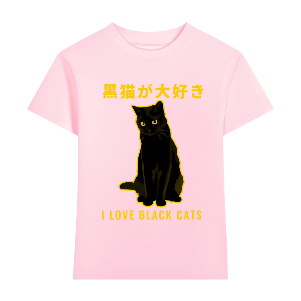 Black Cat Japanese Style Women's Classic Tee