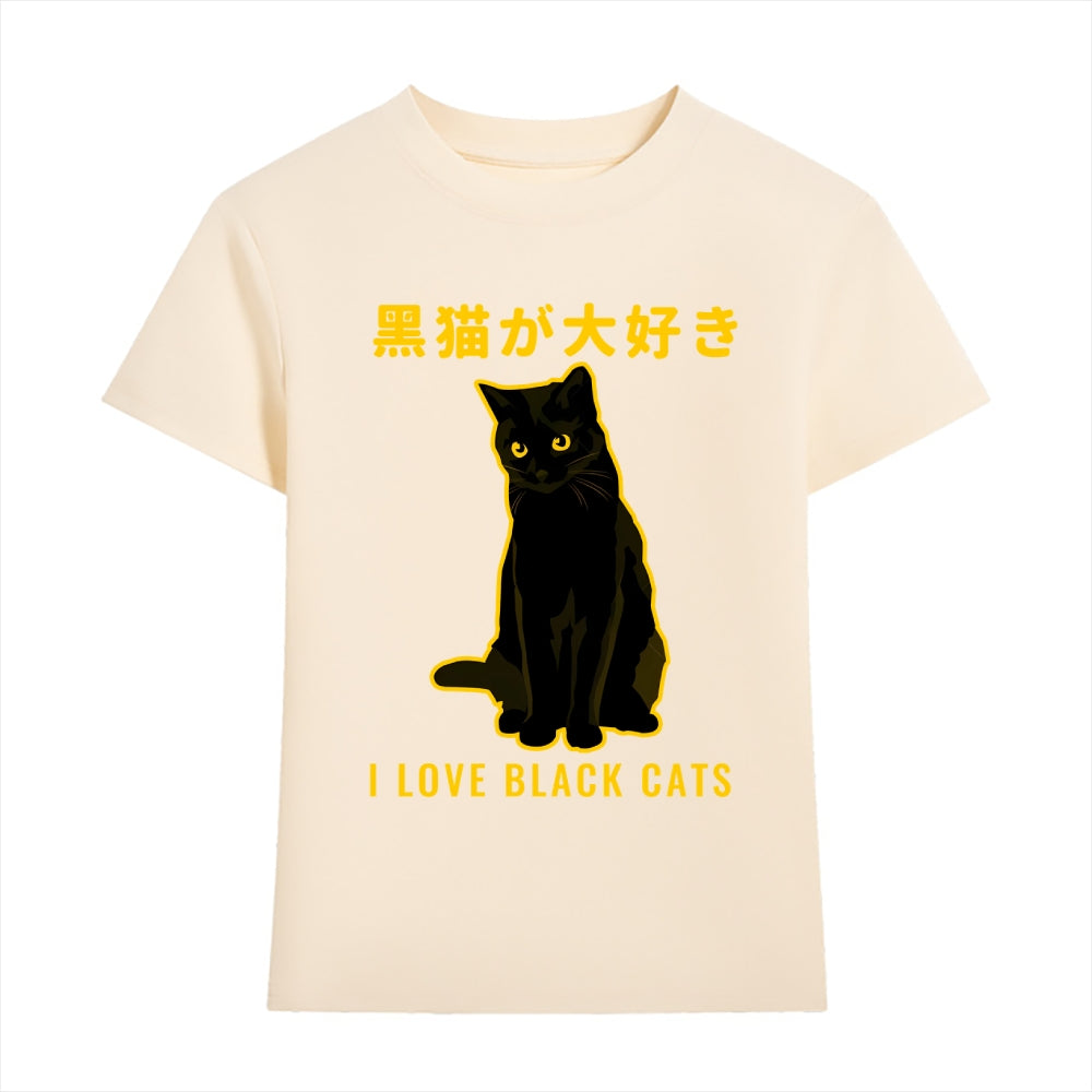 Black Cat Japanese Style Women's Classic Tee