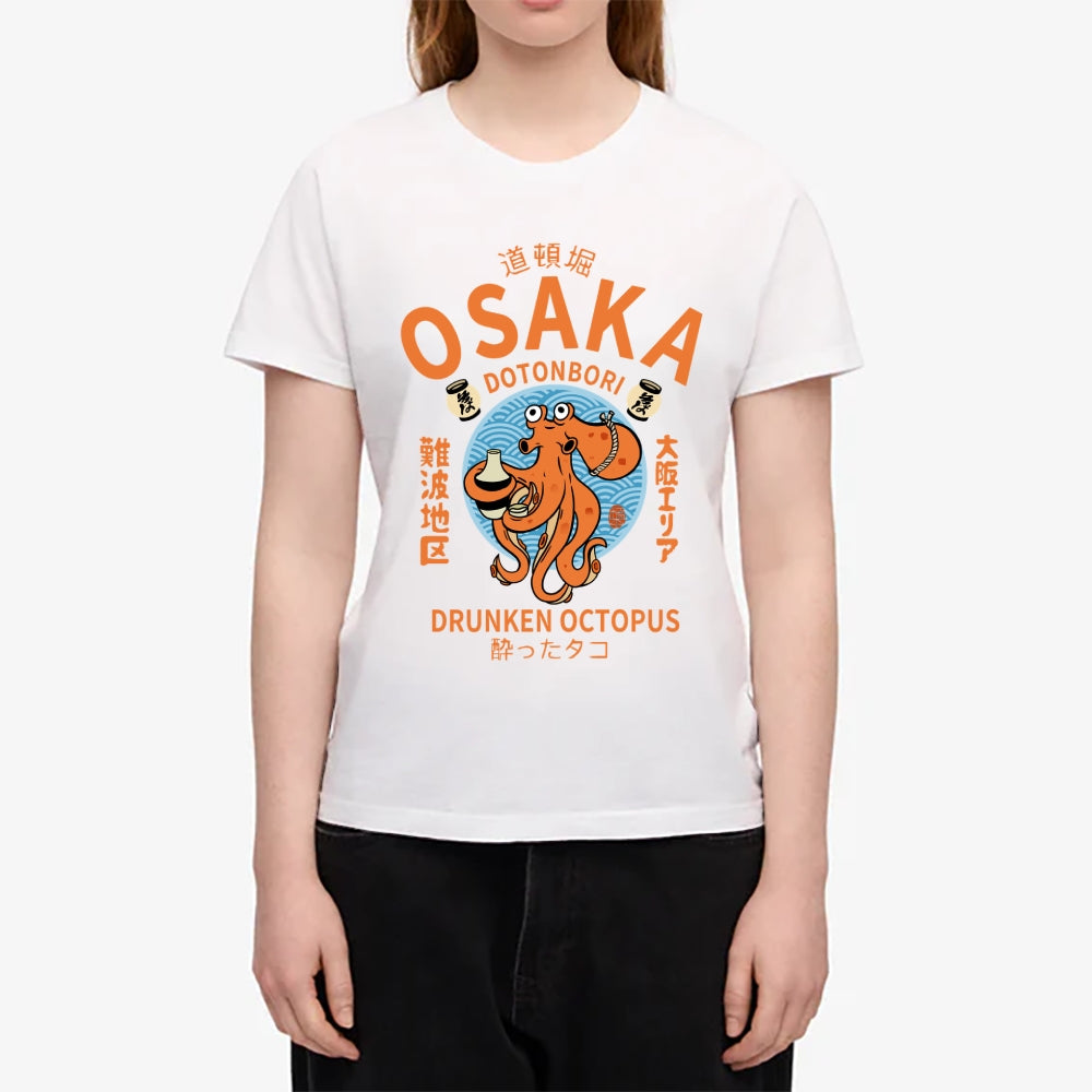 Osaka Drunken Octopus Japanese Style Women's Classic Tee