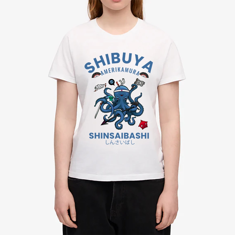 Shibuya Octopus Japanese Style Women's Classic Tee