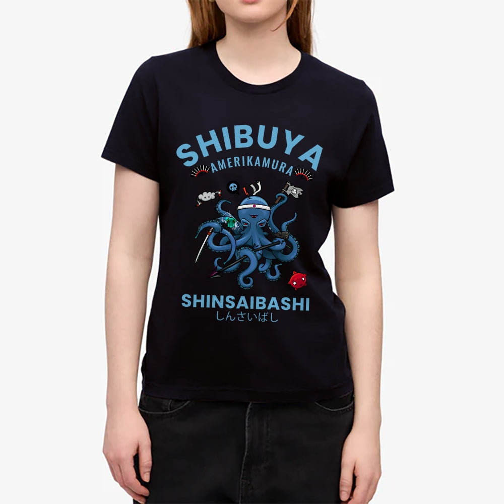 Shibuya Octopus Japanese Style Women's Classic Tee