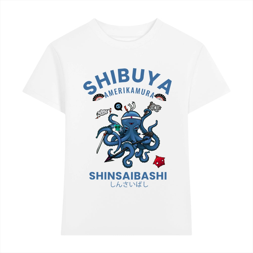 Shibuya Octopus Japanese Style Women's Classic Tee