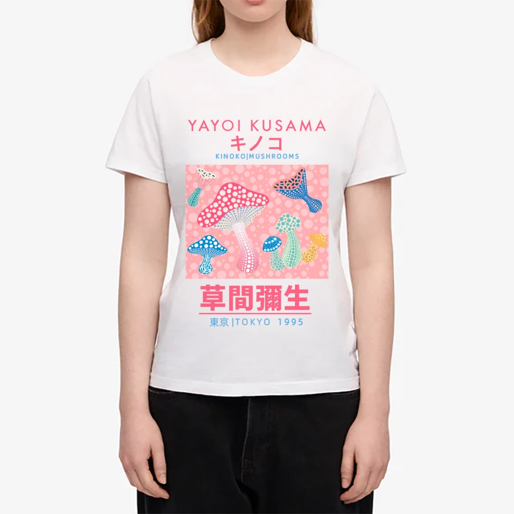 Yayoi Kusama Mushroom Japanese Style Women's Classic Tee