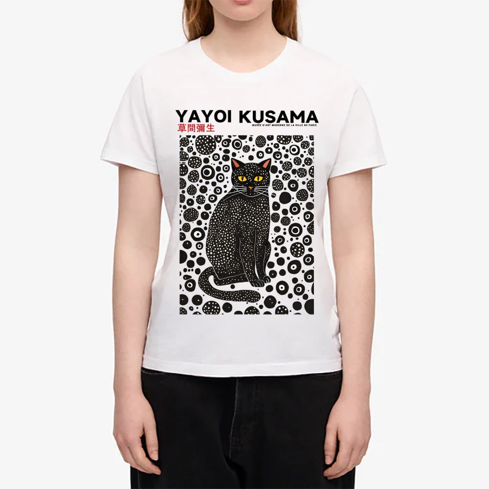 Yayoi Kusama Black Cat Japanese Style Women's Classic Tee