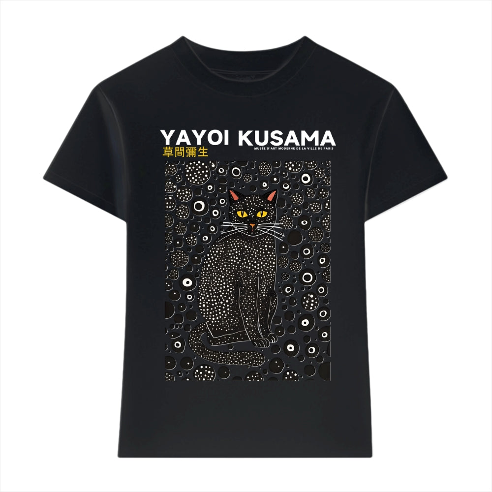 Yayoi Kusama Black Cat Japanese Style Women's Classic Tee