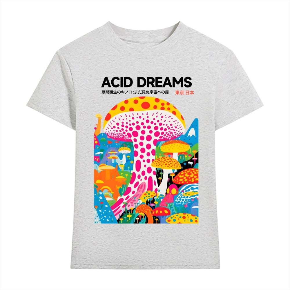 Acid Dream Yayoi Kusama Mushroom Japanese Style Women's Classic Tee