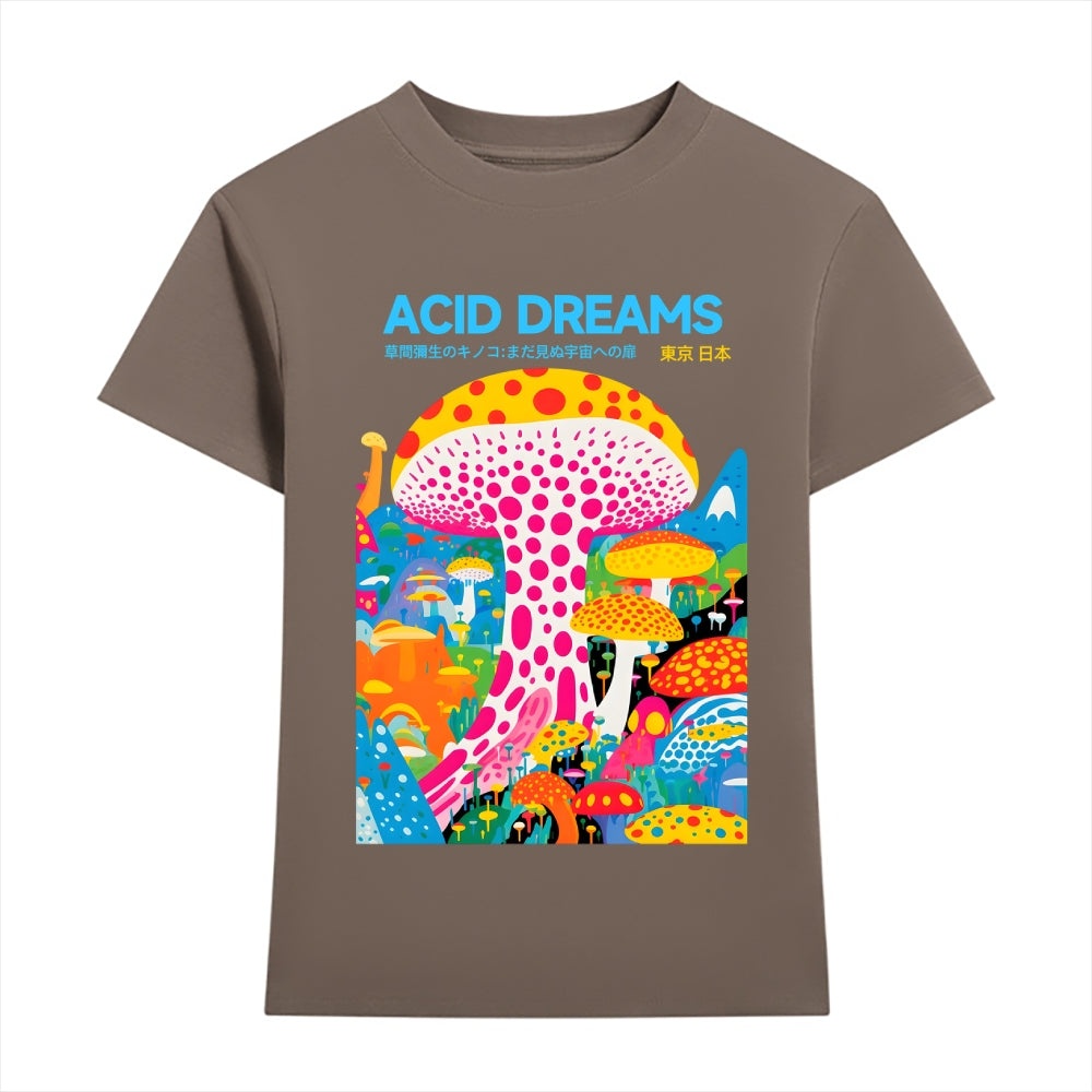 Acid Dream Yayoi Kusama Mushroom Japanese Style Women's Classic Tee