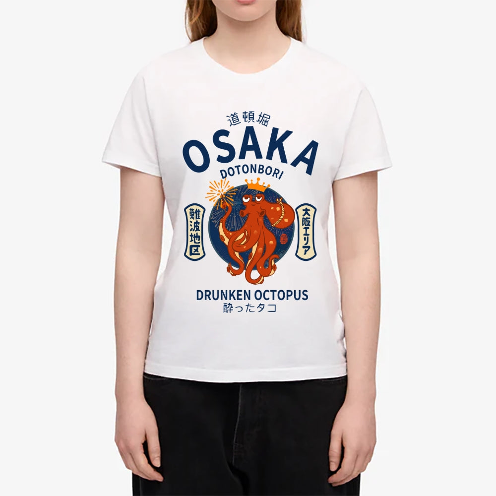 Osaka Drunken Octopus Japanese Style Women's Classic Tee