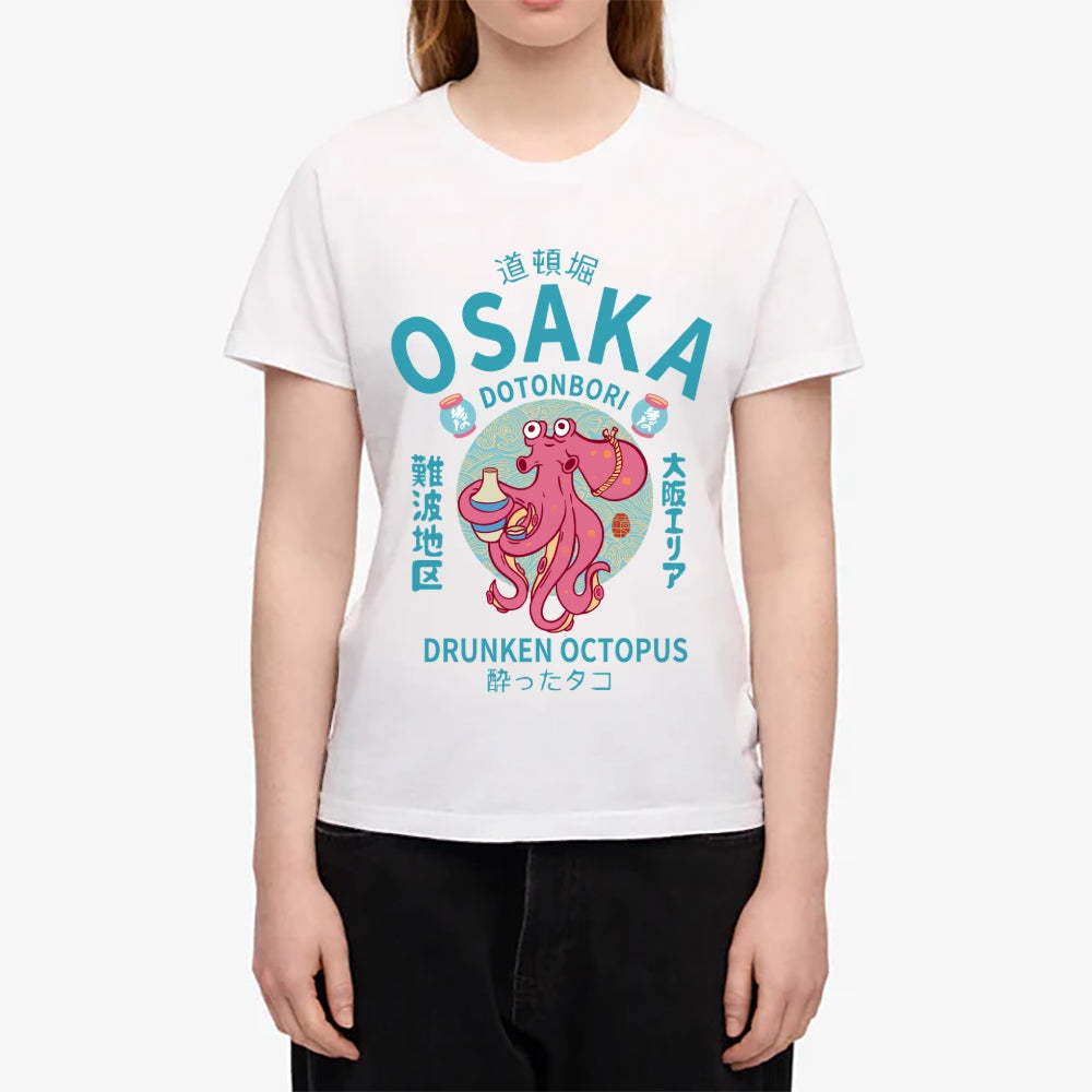 Osaka Drunken Octopus Japanese Style Women's Classic Tee