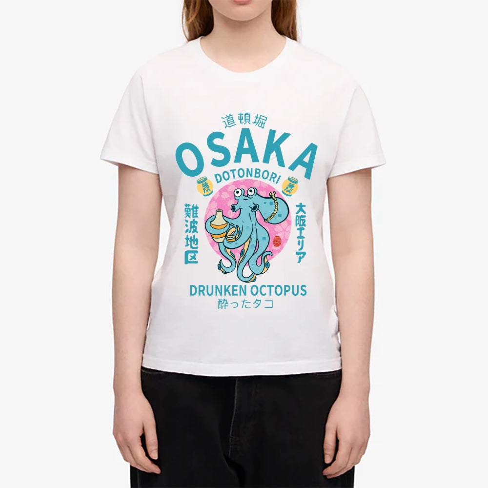 Osaka Drunken Octopus Japanese Style Women's Classic Tee